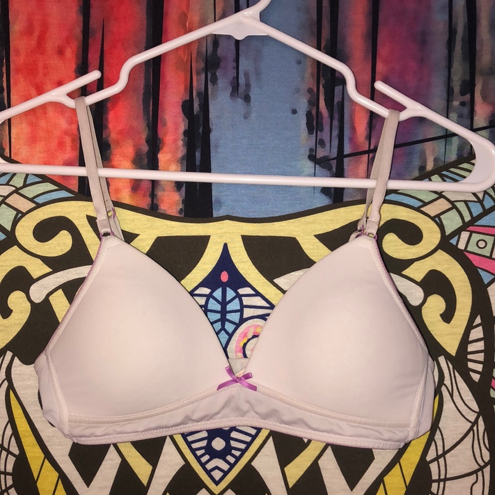 white bra